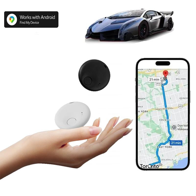Mini GPS Car Tracker – Hidden Real-Time Locator, No Monthly Fee, Global Coverage, Anti-Lost Device – Works with iOS & Android