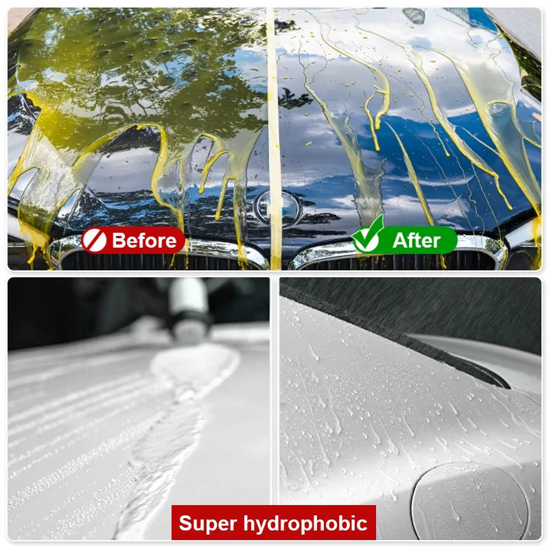 Ultimate Car Ceramic Nano Coating - Hydrophobic Crystal Polish for Superior Shine and Protection