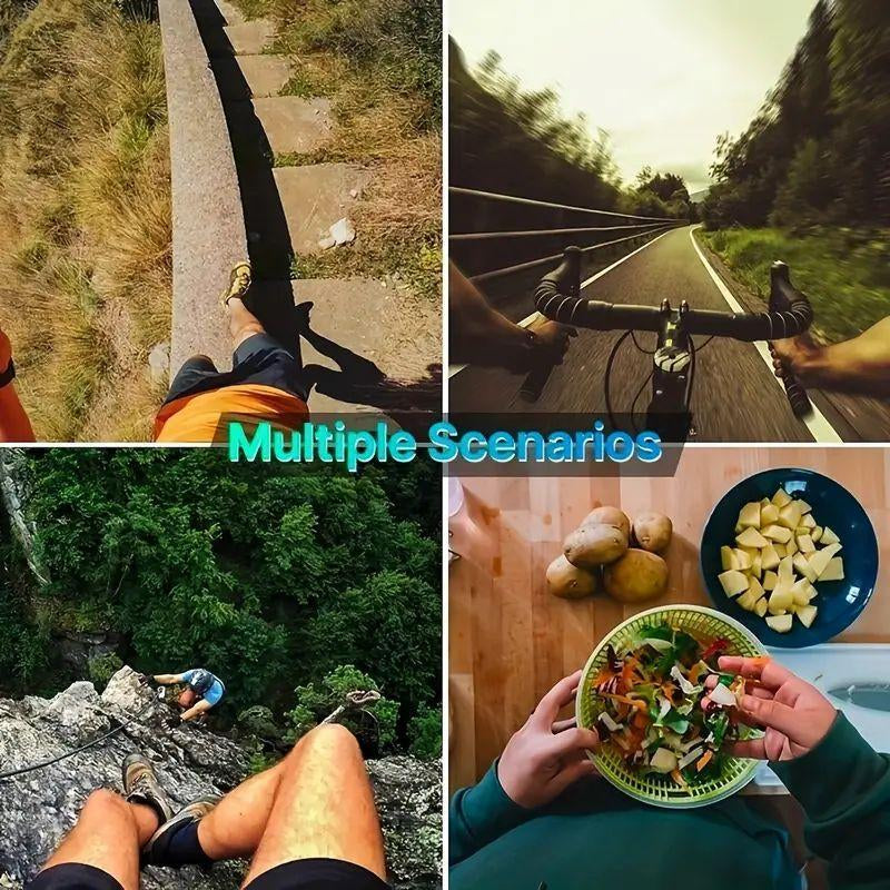 Ultimate Action Camera Strap Set with Phone Clip - Durable Mount for GoPro, Smartphones & Osmo Action - Universal Sports Camera Accessory for Adventure Enthusiasts