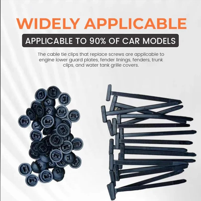 Versatile Durable Nylon Cable Tie Buckles - Perfect for Home, Office, Workshop, and Outdoor Use!