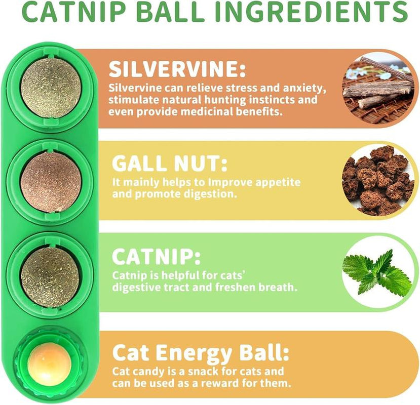 Ultimate Catnip Energy Balls - Edible Chew Treats for Dental Health & Fun for All Breeds!