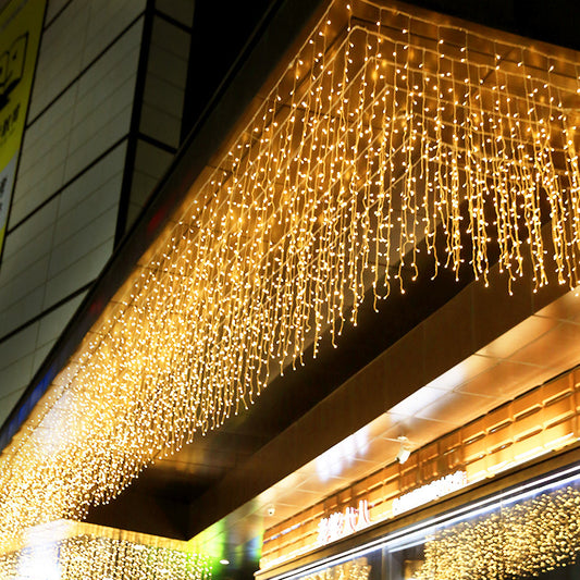 Solar-Powered Icicle Fairy Lights – 8 Modes Waterproof Outdoor Wedding & Garden Décor