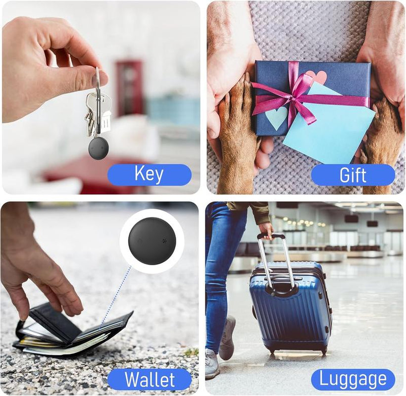 Smart Tag Air Tracker - Waterproof GPS Luggage & Item Locator for Apple Find My (iOS Only)