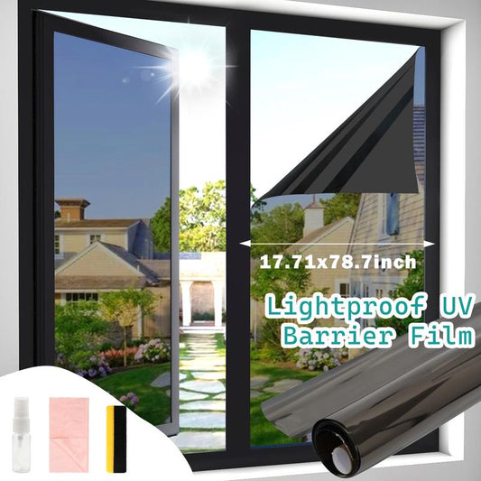 Frosted Window Privacy Film - UV Shielding & Heat Control Static Cling for Home & Bathroom Decor.Frosted Window Privacy Film - UV Shielding & Heat Control Static Cling for Home & Bathroom Decor