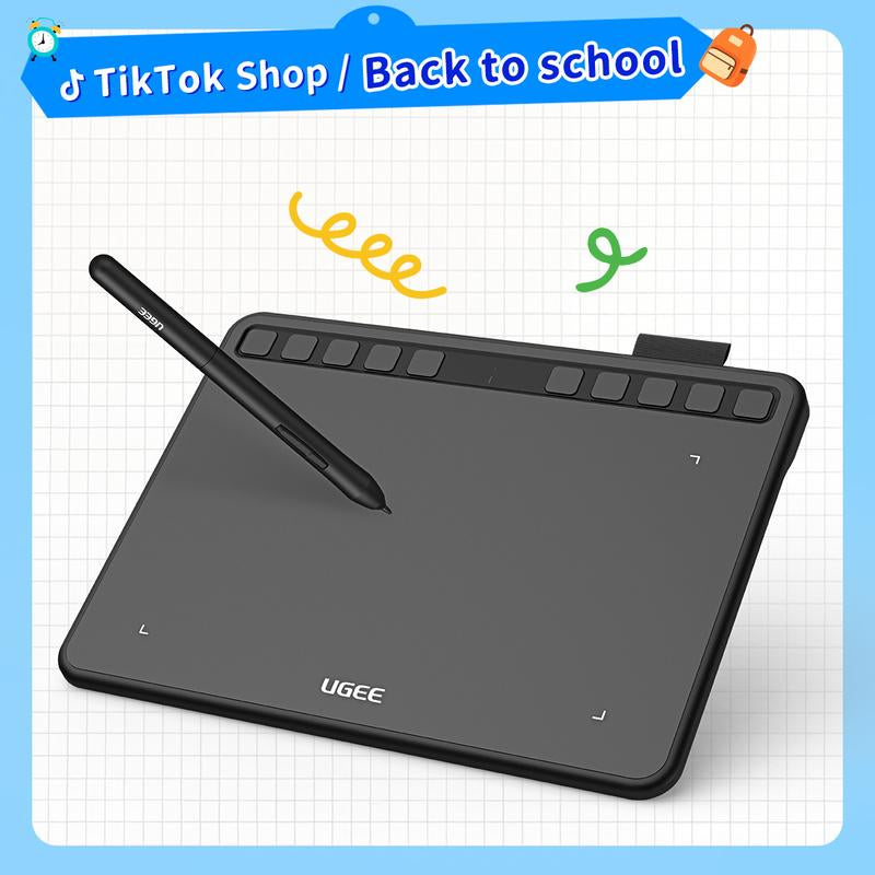 UGEE S640 Digital Drawing Tablet - Versatile USB-Powered Graphics Tablet for Students & Artists, Durable Writing Board for Creative Expression.UGEE S640 Digital Drawing Tablet - Versatile USB-Powered Graphics Tablet for Students & Artists, Durable Writing Board for Creative Expression