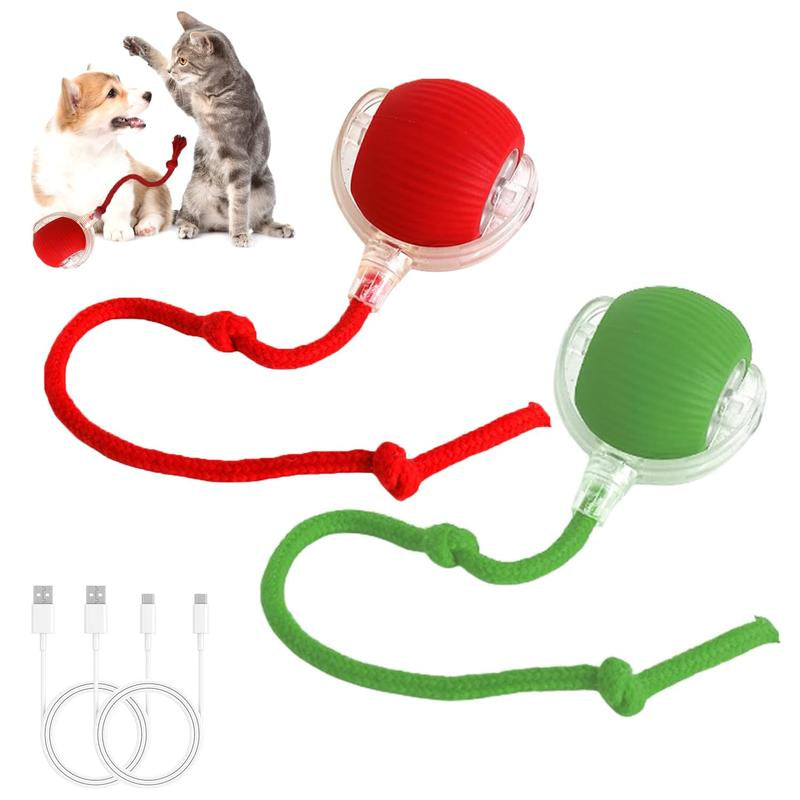 Interactive Electric Cat Toy Ball - Motion-Sensing Fun for Indoor Cats & Dogs, Keeps Pets Active & Entertained! Perfect Gift for Pet Lovers!