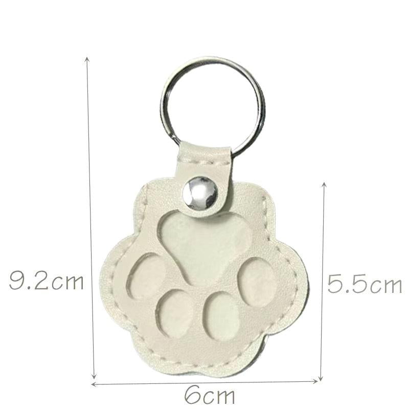 4 Pack Creative Pet Hair Keychain Hangers - Unique Keepsakes for Cat and Dog Owners