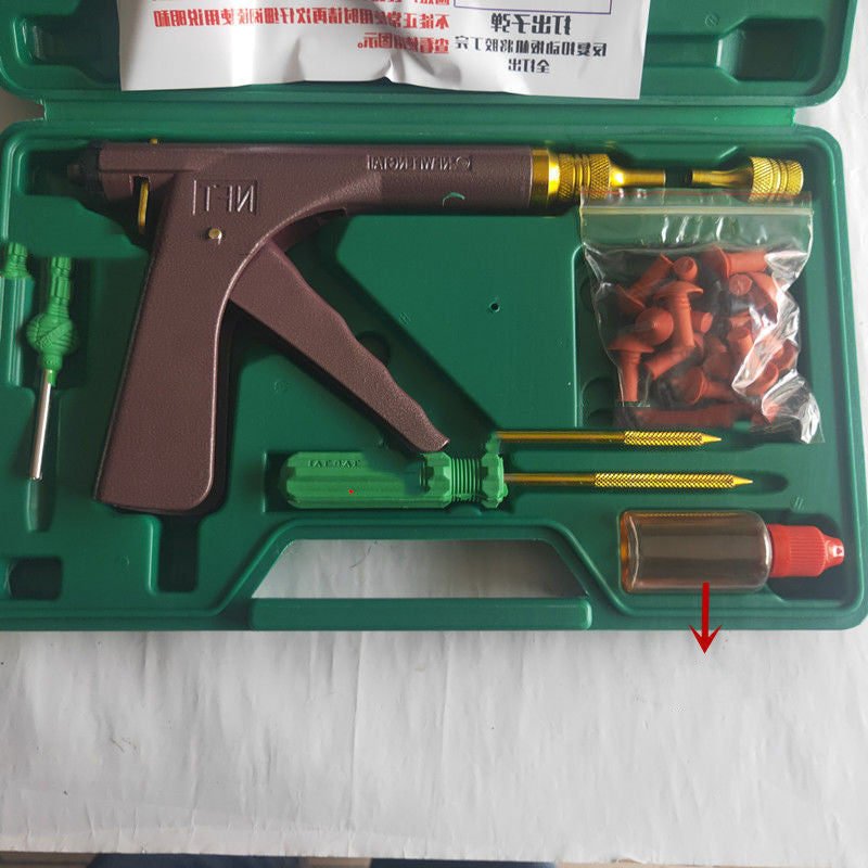 Car Electric Bike & Motorcycle Tire Repair Kit | Portable Puncture Fix Tool Set