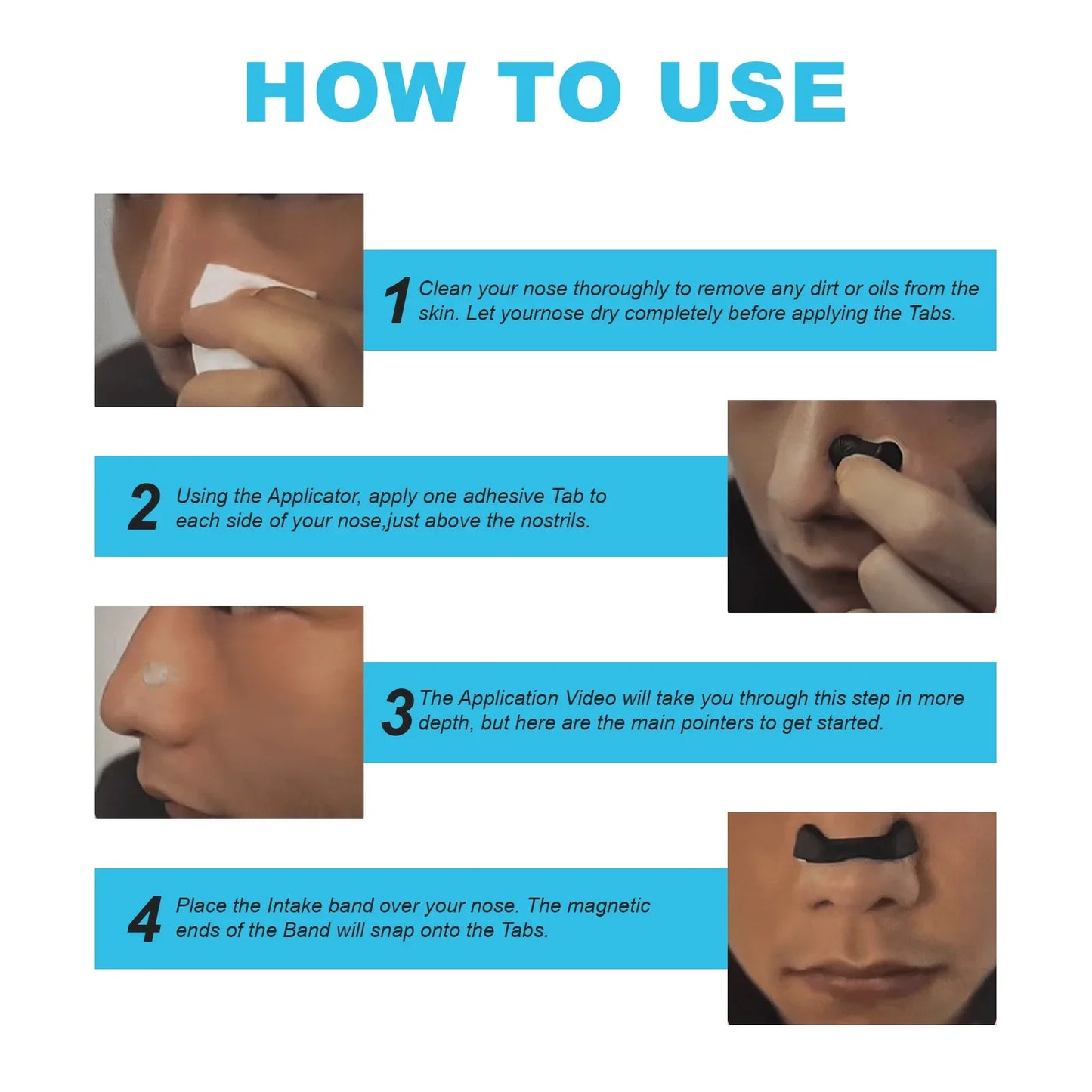 Nasal Breathing Dilator Kit (30-Day Supply) | Anti-Snoring & Improved Airflow