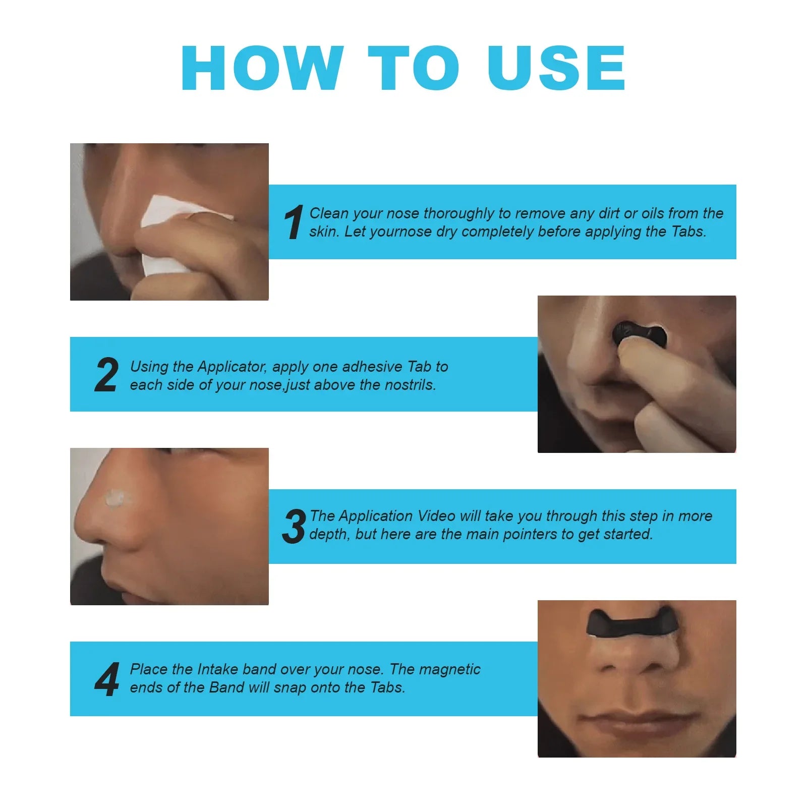 Nasal Breathing Dilator Kit (30-Day Supply) | Anti-Snoring & Improved Airflow
