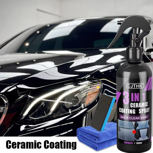 Ultimate Car Ceramic Nano Coating - Hydrophobic Crystal Polish for Superior Shine and Protection
