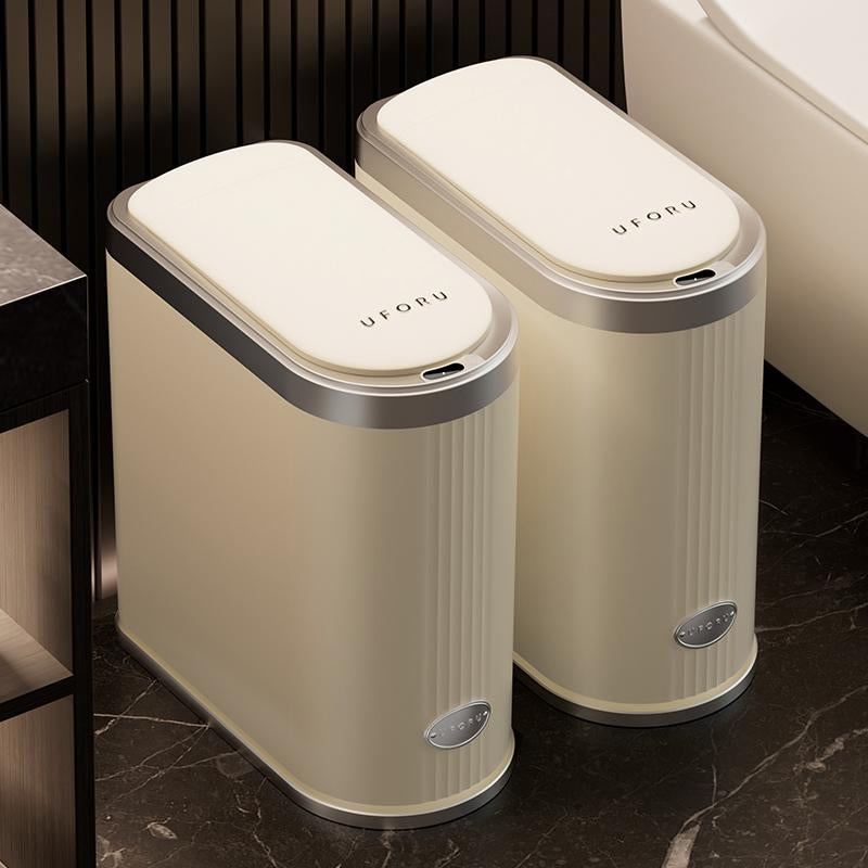 Smart Touchless Trash Can - Waterproof Sensor Bin for Bathroom & Kitchen