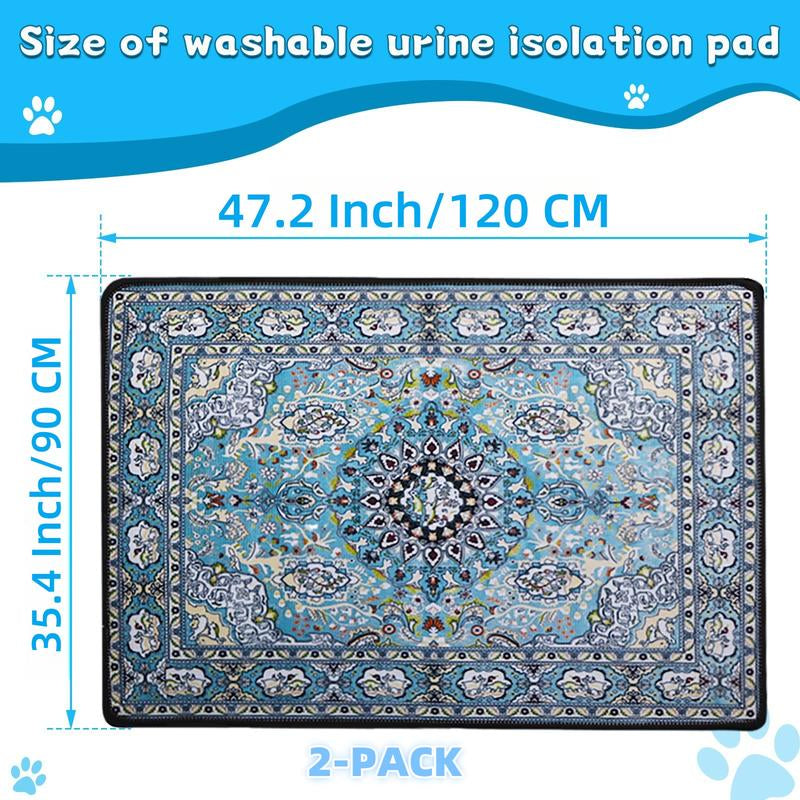 Super Absorbent Washable Dog Pee Pads - Waterproof, Leak-Proof & Non-Slip Reusable Puppy Training Pads for Easy Housebreaking