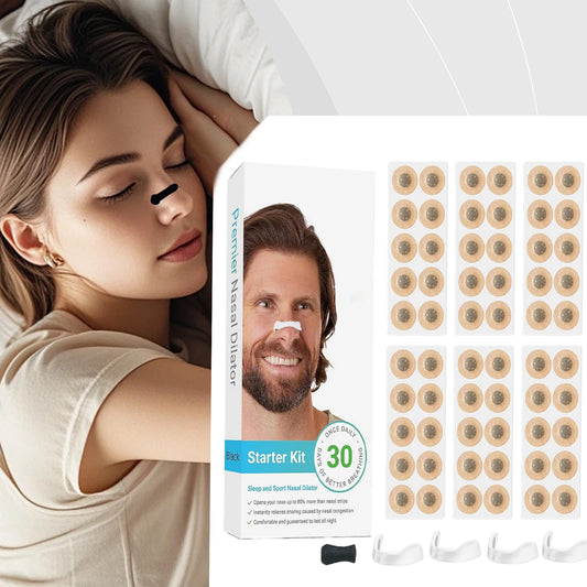 Nasal Breathing Dilator Kit (30-Day Supply) | Anti-Snoring & Improved Airflow