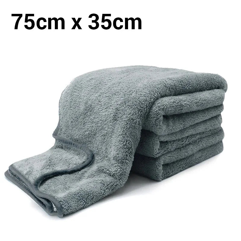 Ultra-Soft SEAMETAL Microfiber Car Washing Towels - High Absorbency Drying Cloth for Perfect Car Detailing