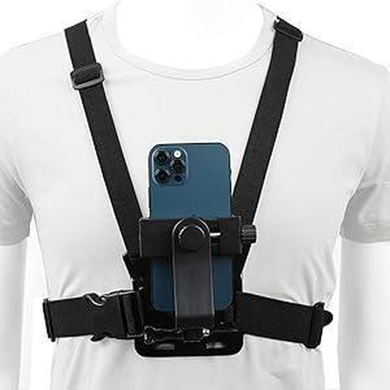 Ultimate Action Camera Strap Set with Phone Clip - Durable Mount for GoPro, Smartphones & Osmo Action - Universal Sports Camera Accessory for Adventure Enthusiasts