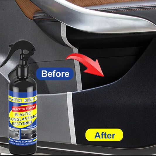 Revitalize Your Ride: Back to Black Gloss Plastic & Leather Restorer for a Flawless Finish