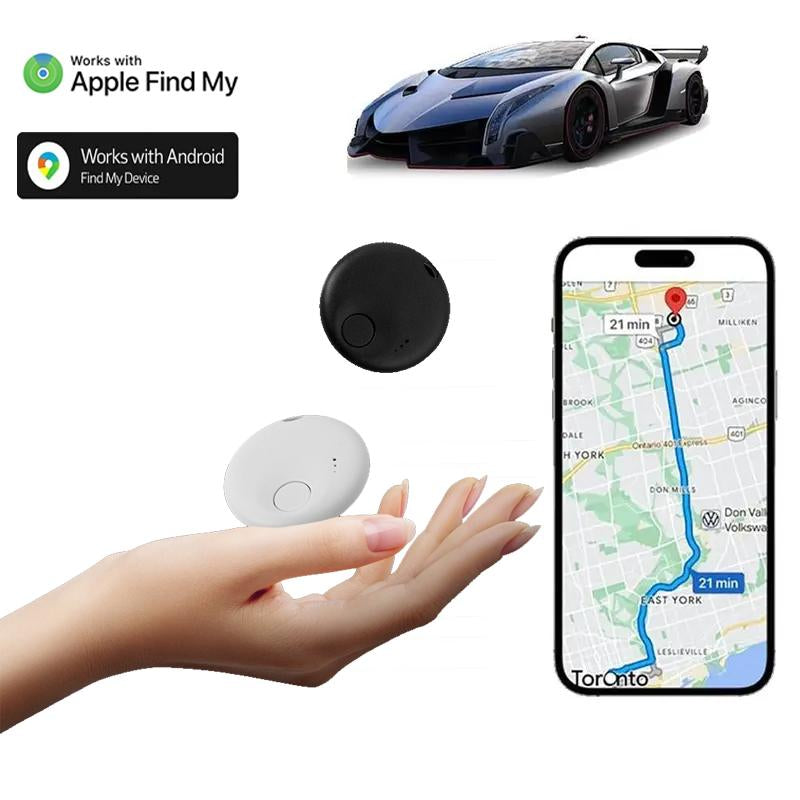 Mini GPS Car Tracker – Hidden Real-Time Locator, No Monthly Fee, Global Coverage, Anti-Lost Device – Works with iOS & Android
