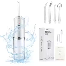 Ultrasonic Oral Irrigator | Professional IPX7 Waterproof Water Flosser. Deep Cleanse Water Flosser
