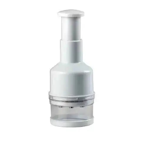 Manual Onion Chopper & Garlic Presser - Stainless Steel Food Crusher & Meat Mincer Kitchen Tool