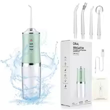 Ultrasonic Oral Irrigator | Professional IPX7 Waterproof Water Flosser. Deep Cleanse Water Flosser