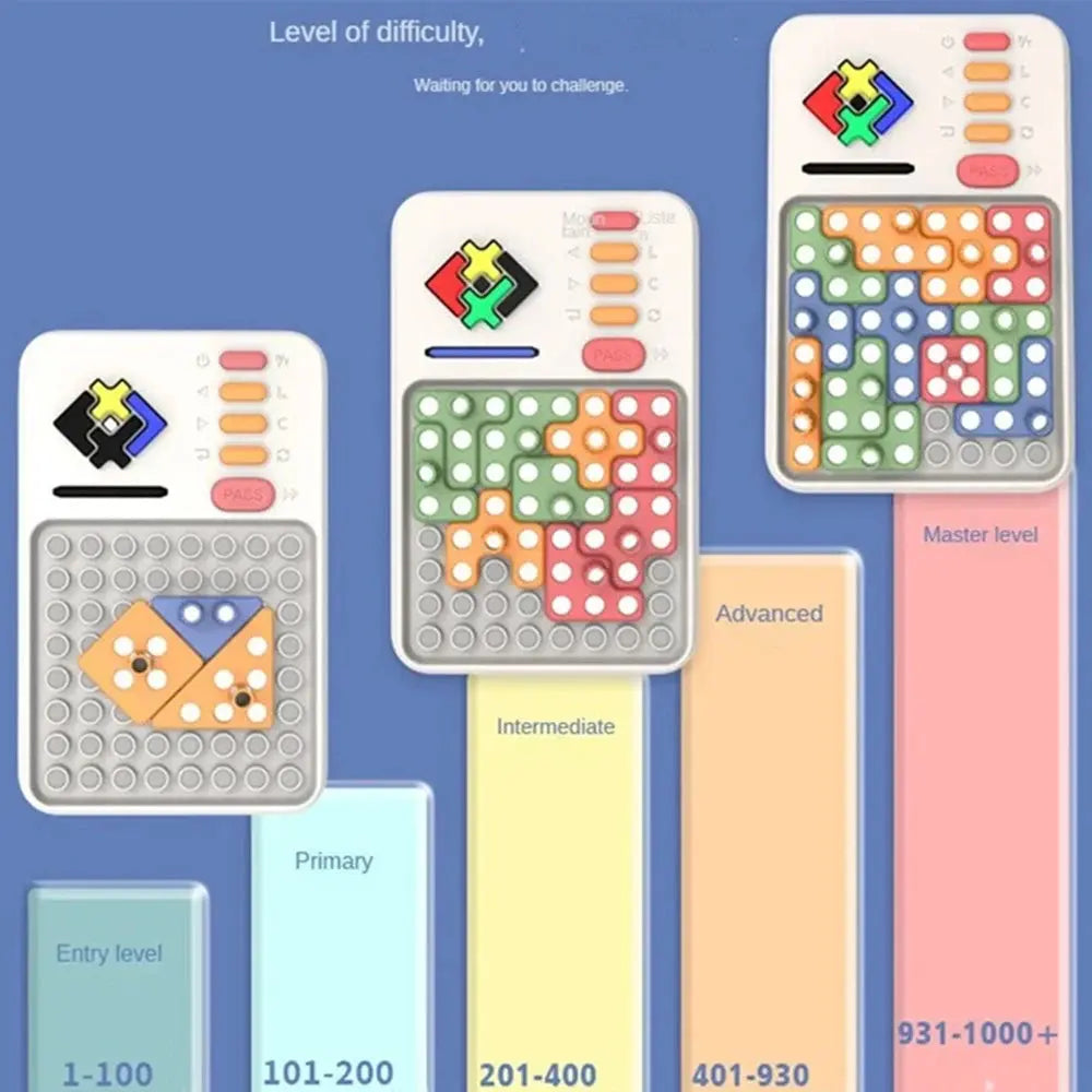 Educational Smart Super Block Puzzle Game - 1000+ Brain Teaser Challenges for Children