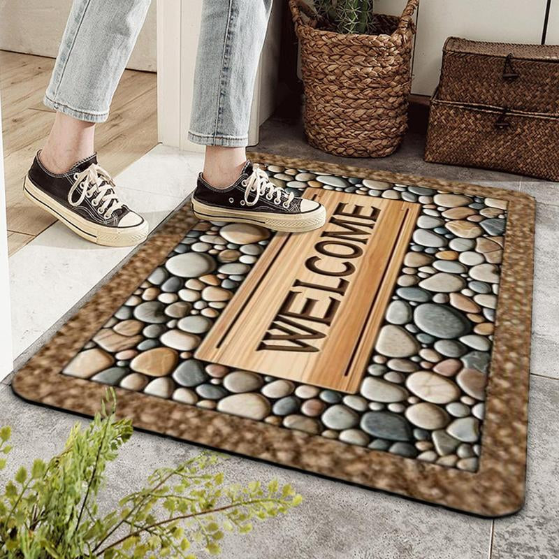 Super Absorbent Diatom Mud Bathroom Mat – Quick-Dry Non-Slip Rug for Bathroom, Shower, Entryway & Kitchen – Soft & Washable Silica Mat