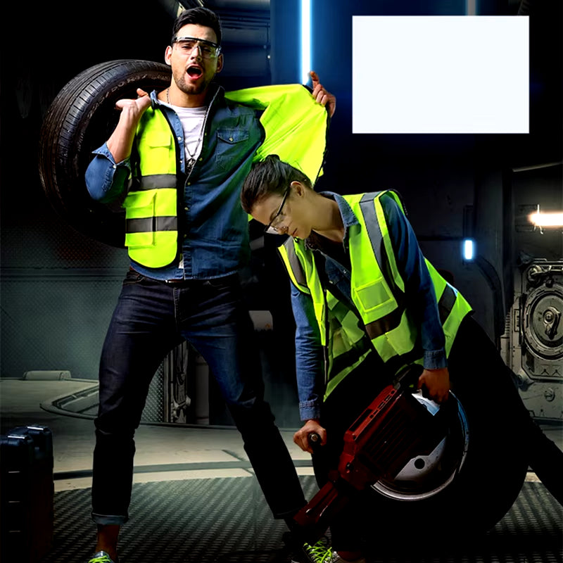 High Visibility Reflective Safety Vest for Outdoor Sports, Motorcycle, and Cycling
