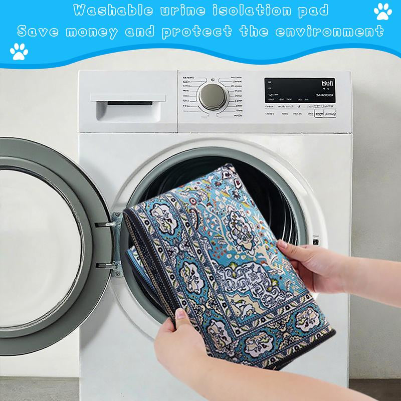 Super Absorbent Washable Dog Pee Pads - Waterproof, Leak-Proof & Non-Slip Reusable Puppy Training Pads for Easy Housebreaking