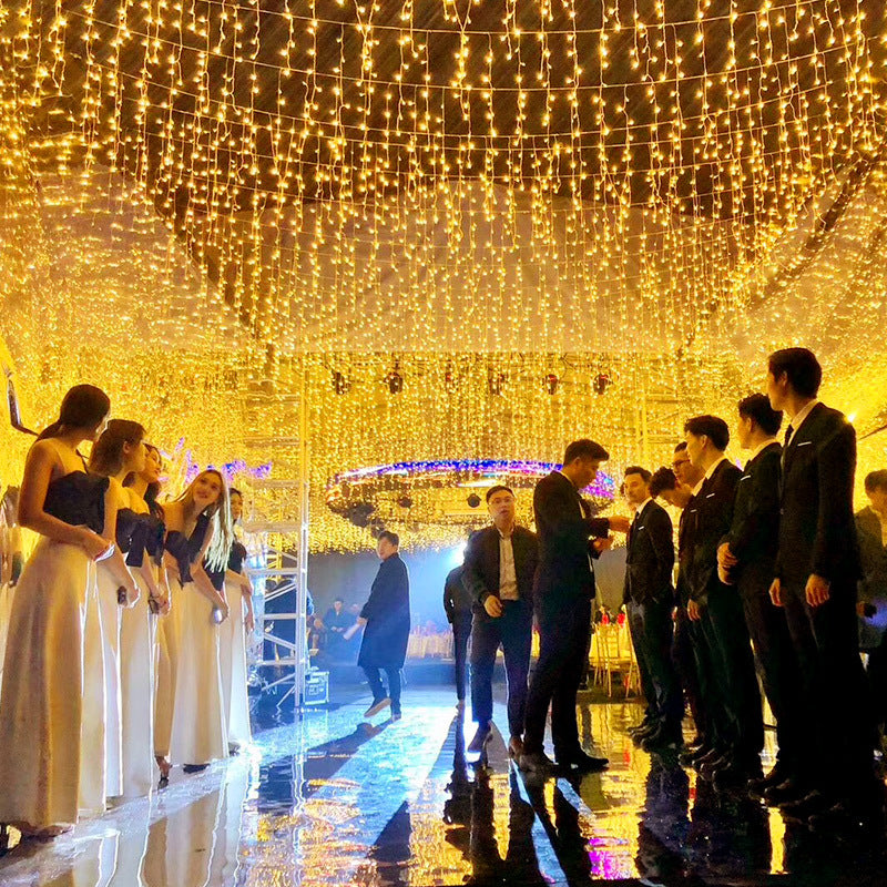 Solar-Powered Icicle Fairy Lights – 8 Modes Waterproof Outdoor Wedding & Garden Décor