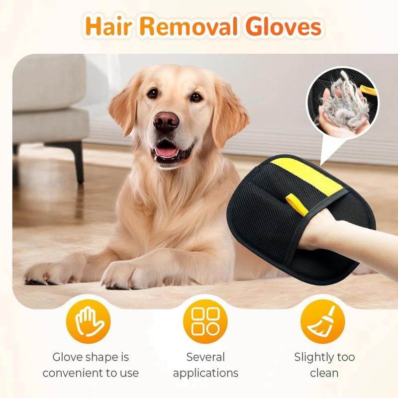 Ultimate Reusable Pet Hair Cleaning Glove - Effortless Fur Remover for Cats and Dogs, Multi-Purpose Grooming Tool for Home Use