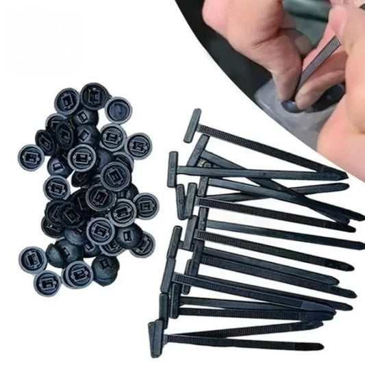 Versatile Durable Nylon Cable Tie Buckles - Perfect for Home, Office, Workshop, and Outdoor Use!