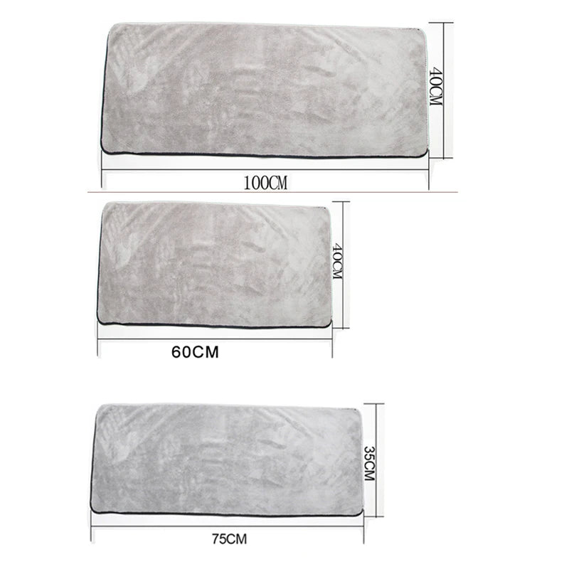 Ultra-Soft SEAMETAL Microfiber Car Washing Towels - High Absorbency Drying Cloth for Perfect Car Detailing