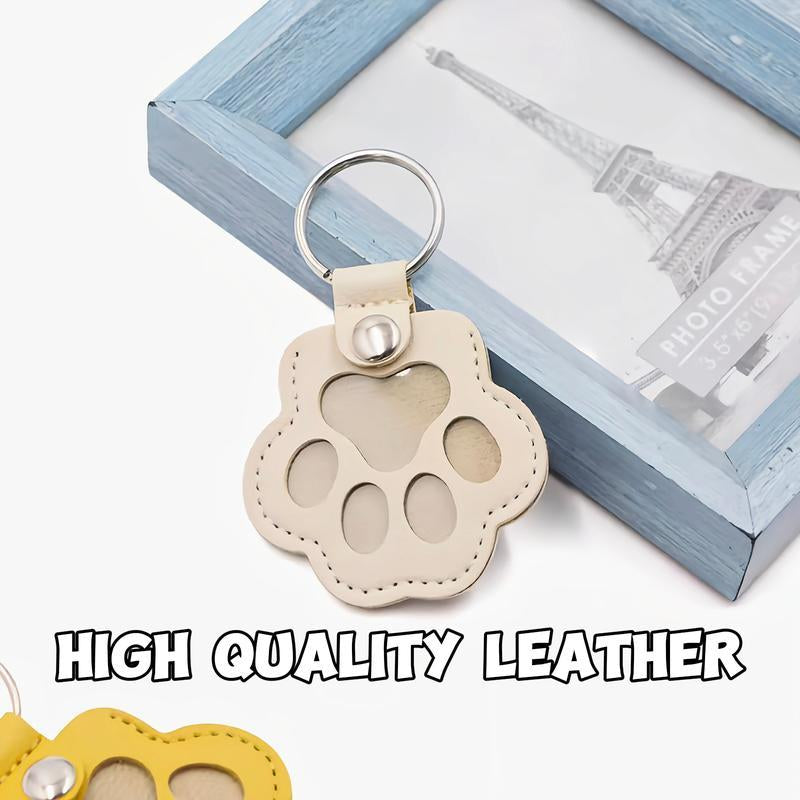 4 Pack Creative Pet Hair Keychain Hangers - Unique Keepsakes for Cat and Dog Owners