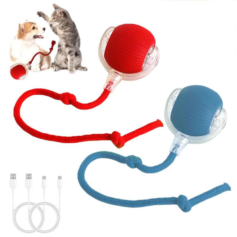 Interactive Electric Cat Toy Ball - Motion-Sensing Fun for Indoor Cats & Dogs, Keeps Pets Active & Entertained! Perfect Gift for Pet Lovers!