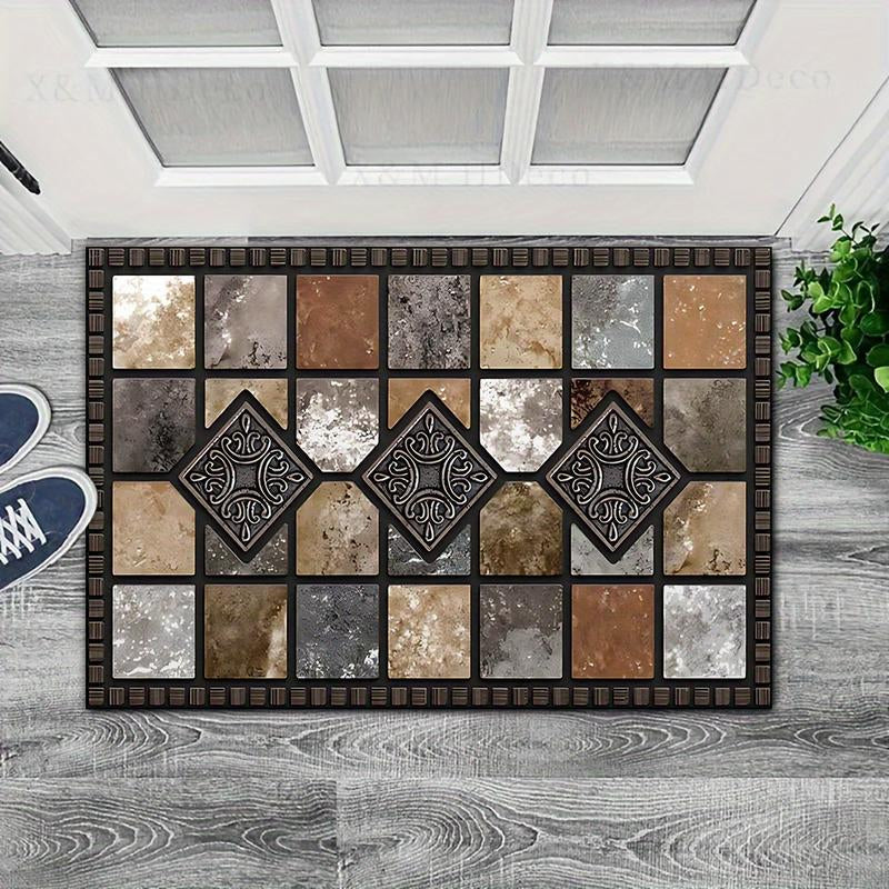 Super Absorbent Diatom Mud Bathroom Mat – Quick-Dry Non-Slip Rug for Bathroom, Shower, Entryway & Kitchen – Soft & Washable Silica Mat