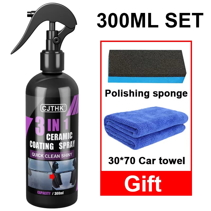 Ultimate Car Ceramic Nano Coating - Hydrophobic Crystal Polish for Superior Shine and Protection