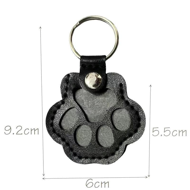 4 Pack Creative Pet Hair Keychain Hangers - Unique Keepsakes for Cat and Dog Owners